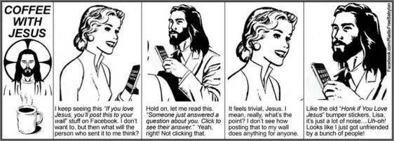 Coffee w Jesus, reposting