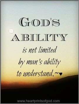 hap mon, God's ability