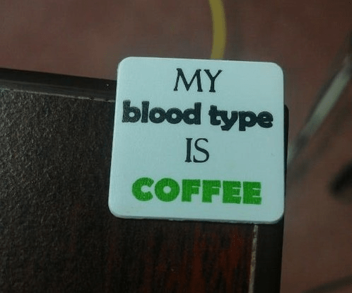 blood type coffee