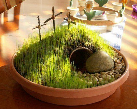 Easter garden