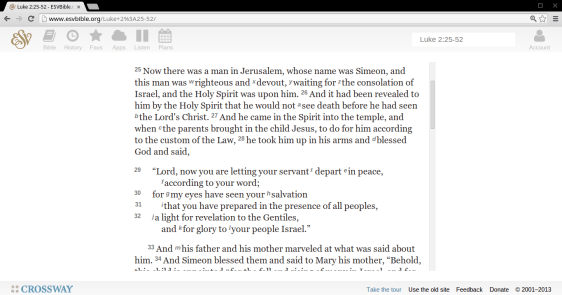 esv bible screenshot