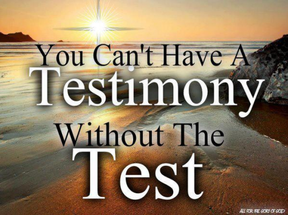 testimony, test