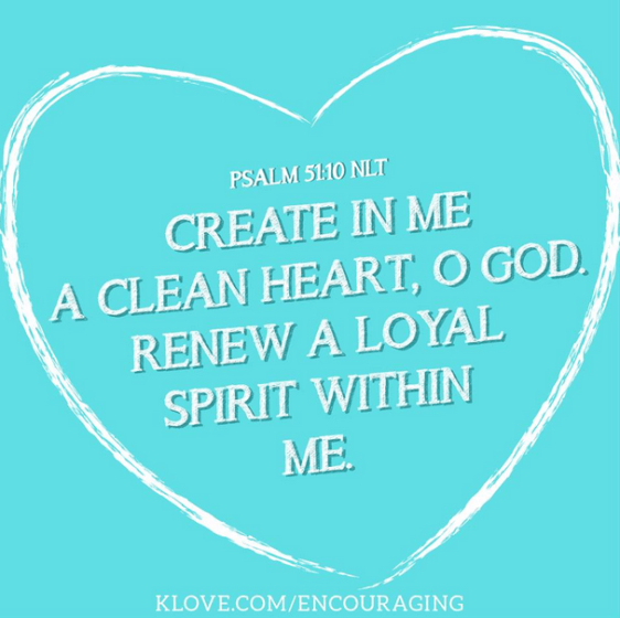 clean heart O God