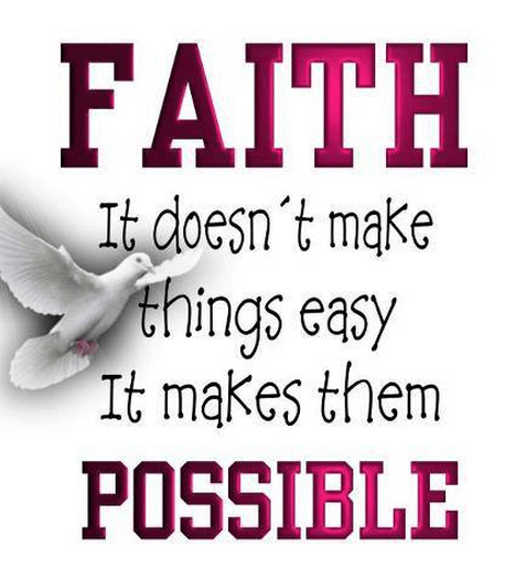 faith, possible