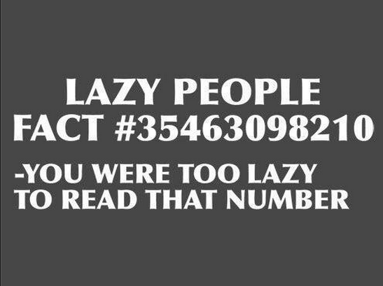 lazy fact