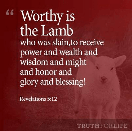 worthy is the lamb