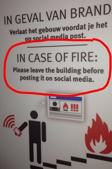 in case of fire
