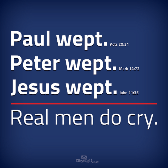 real men cry