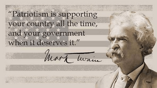 twain on patriotism