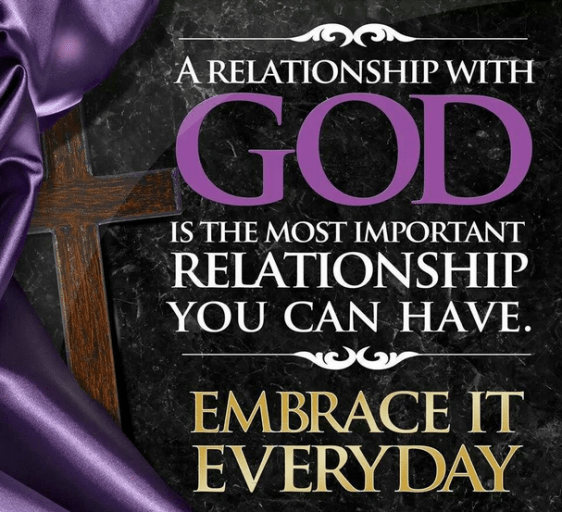 relationship with God