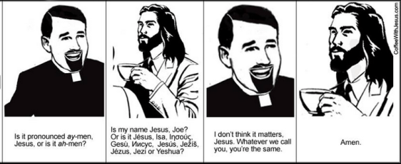 coffee with Jesus, don't matter