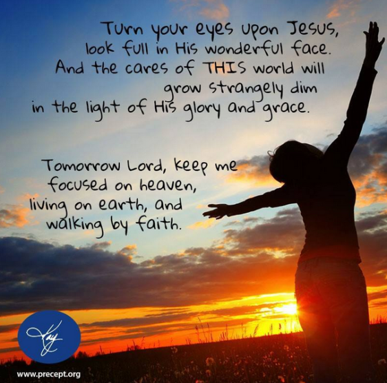 turn your eyes upon Jesus