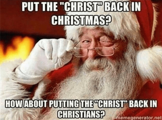 keep Christ in Christians