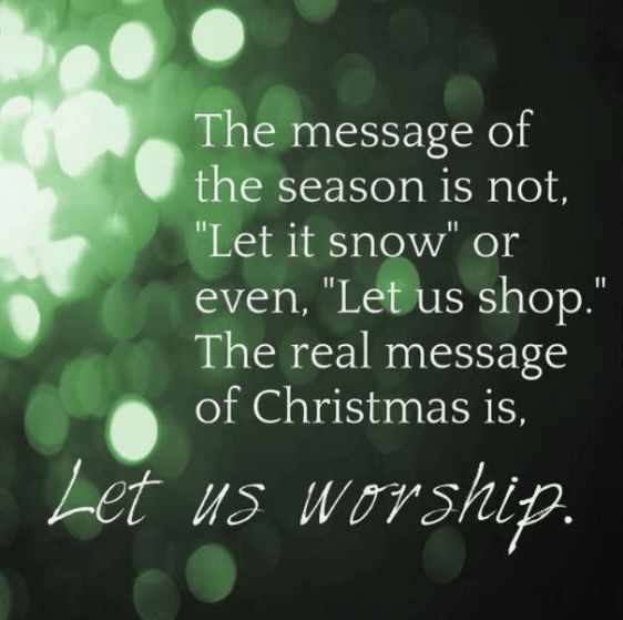 Let us worship