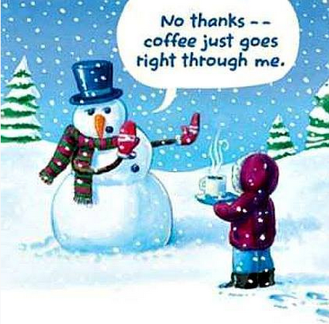 coffee and snowmen
