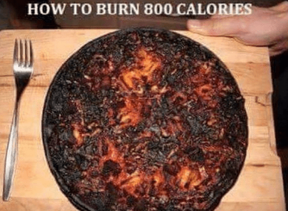 burning calories