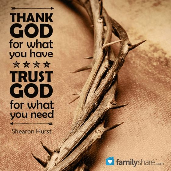 Thank God, Trust God