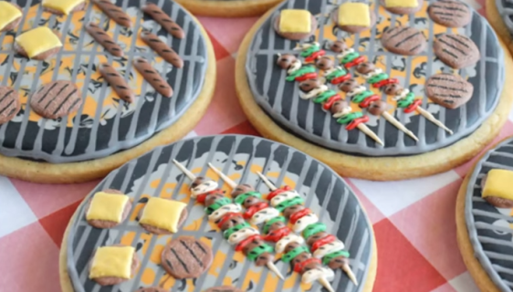 grill cookies