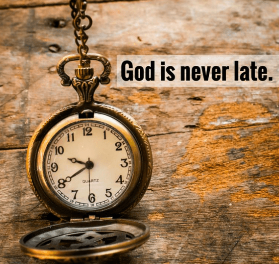 God's timing