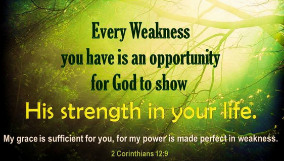 2 Cor 12 9 