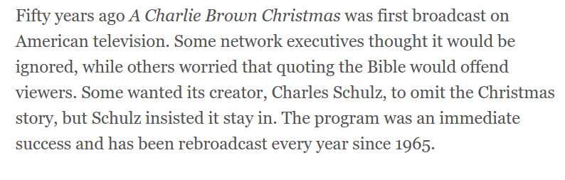 christmas time Charlie Brown